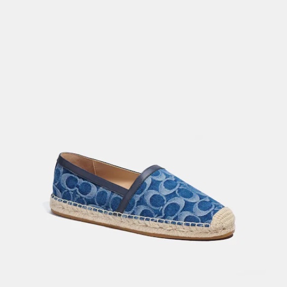 Collins Espadrille In Signature Denim - Picture 1 of 5